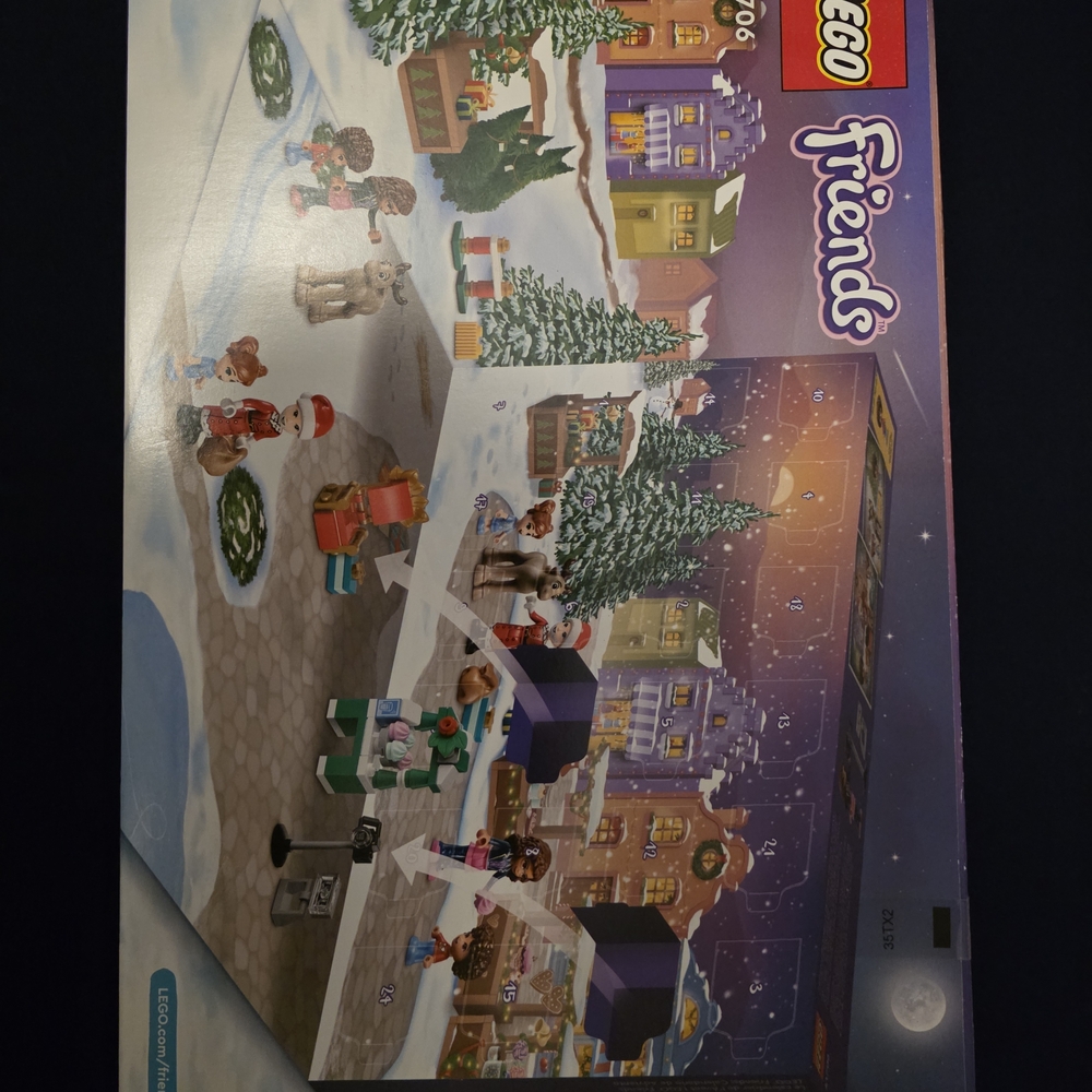 LEGO Friends Festive Advent Calendar with Purple and White